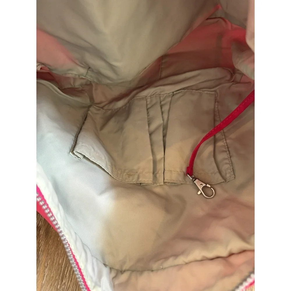 Kipling Farrah Hot Pink Large Shoulder/Crossbody Hobo Bag Lightweight Travel EUC